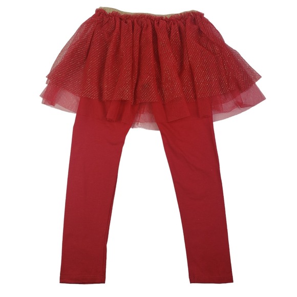 Girl's Sequin Graphic T-Shirt‎ & legging Two Piece Set Size 5  Red white New - Picture 3 of 16